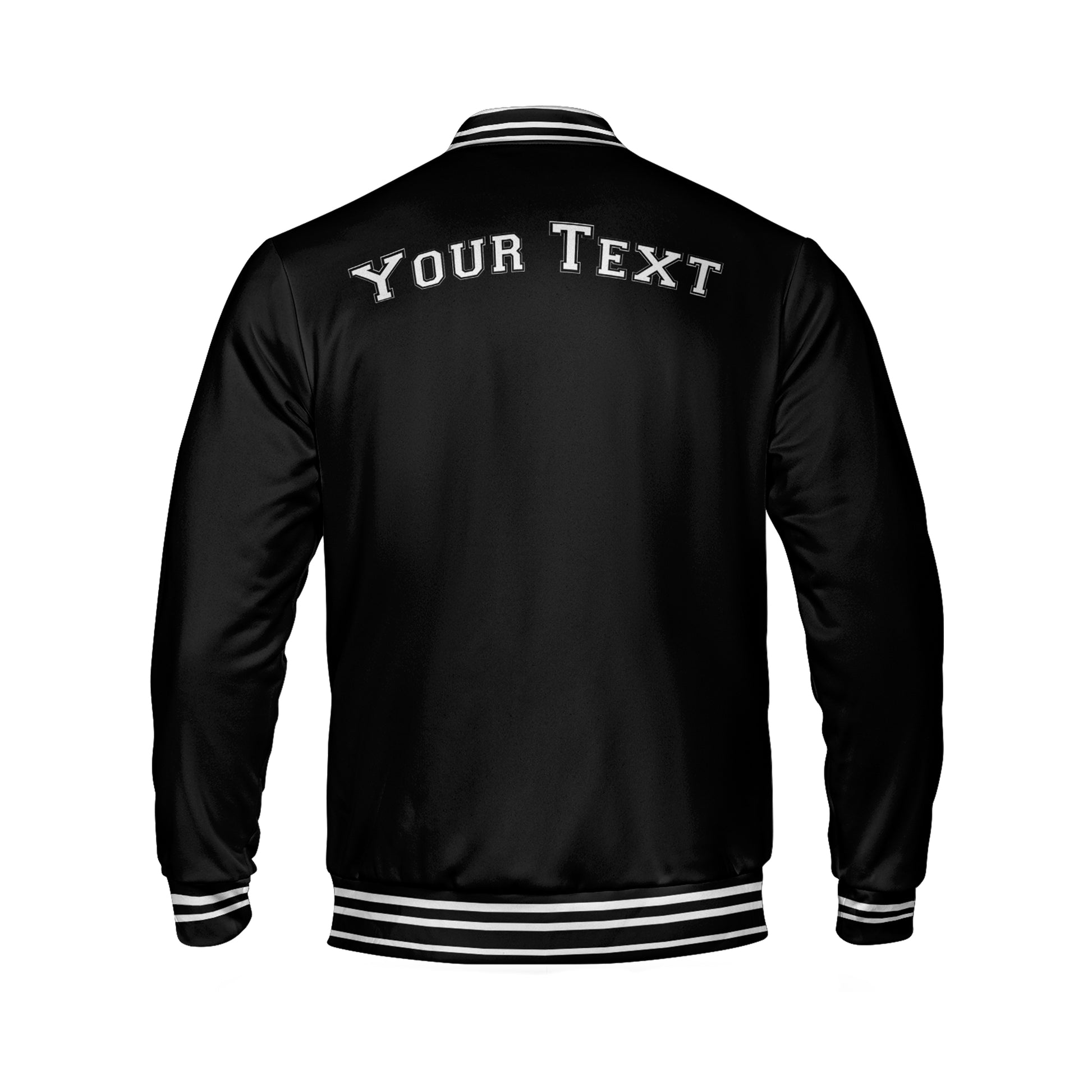 Men's Black Varsity Jacket