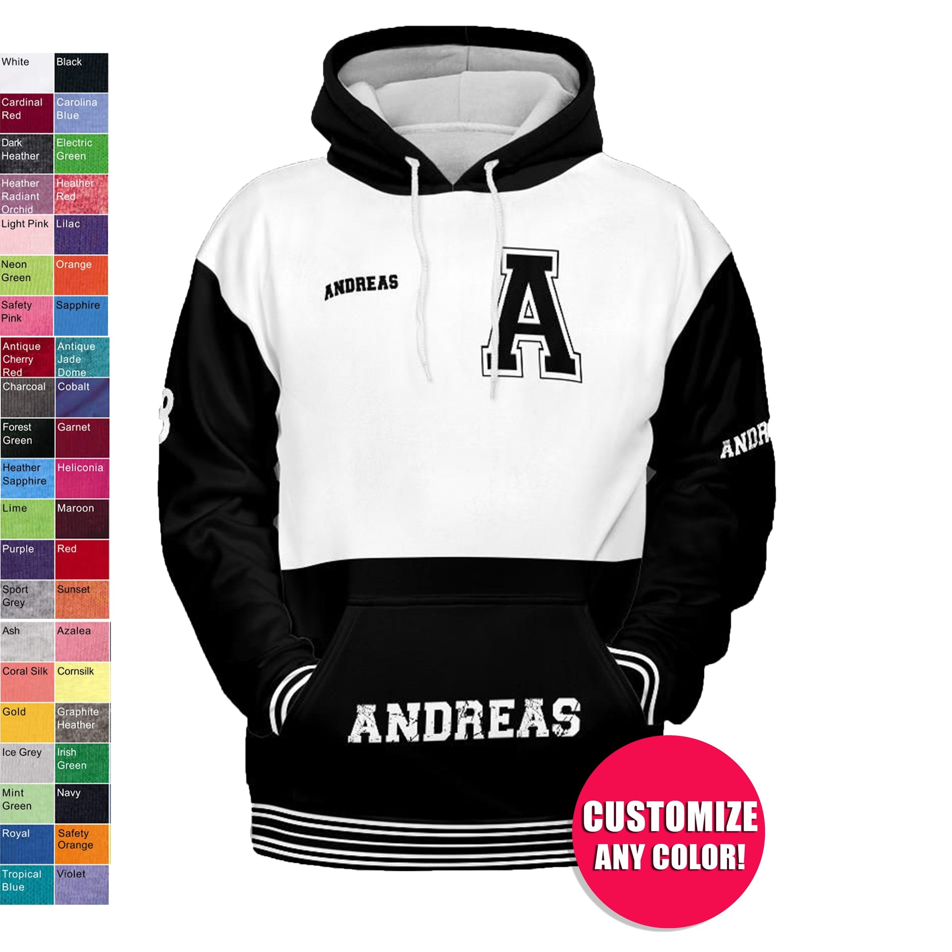 custom varsity hoodie