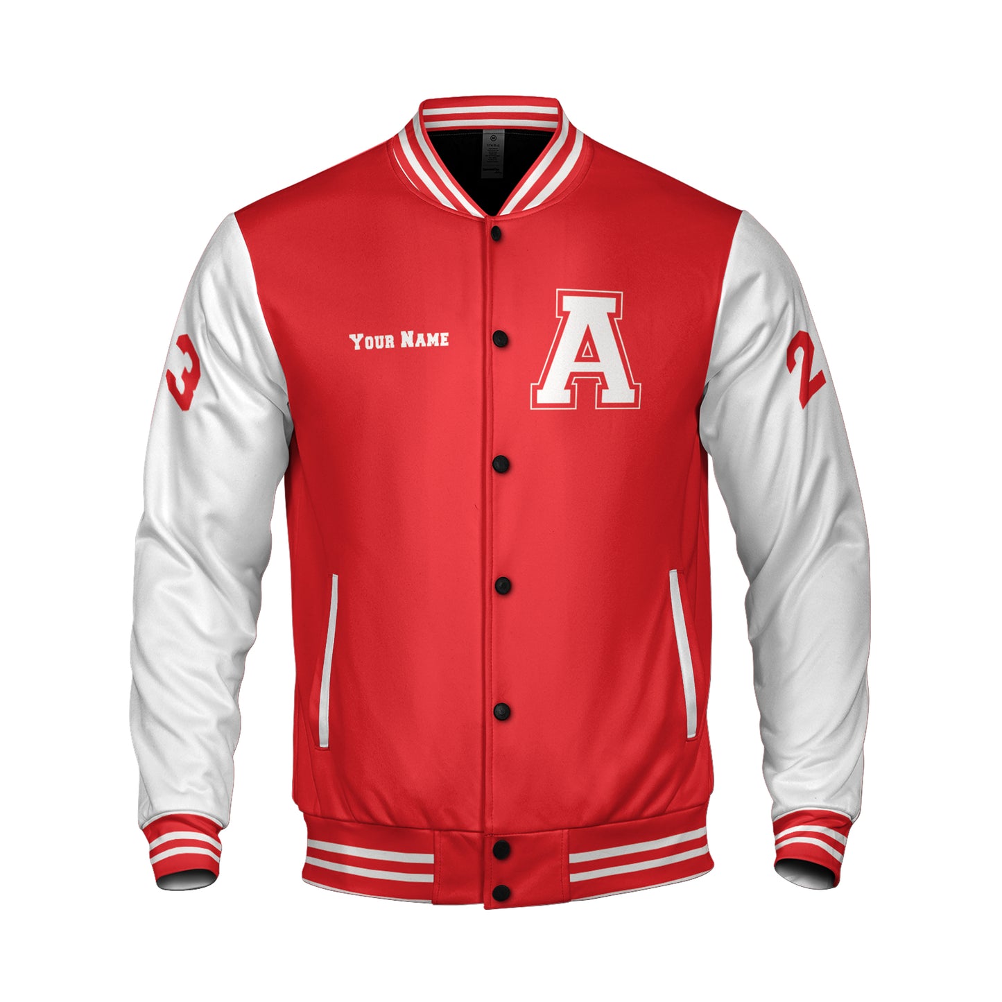 Red And White Varsity Jacket