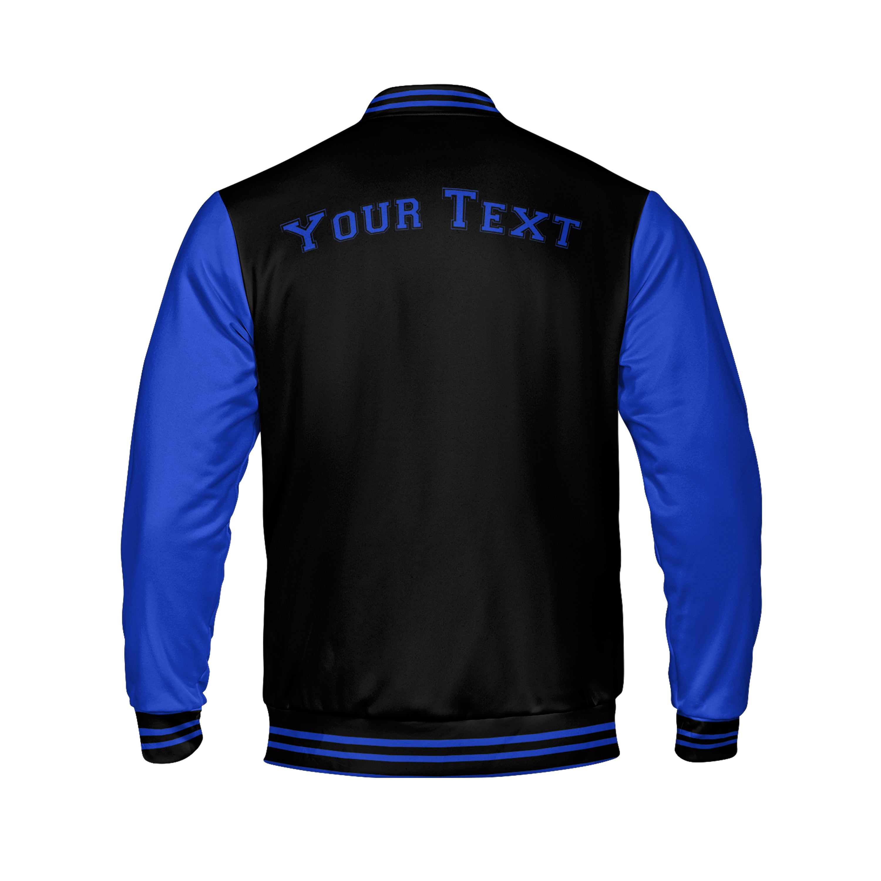 Blue and hotsell black letterman jacket