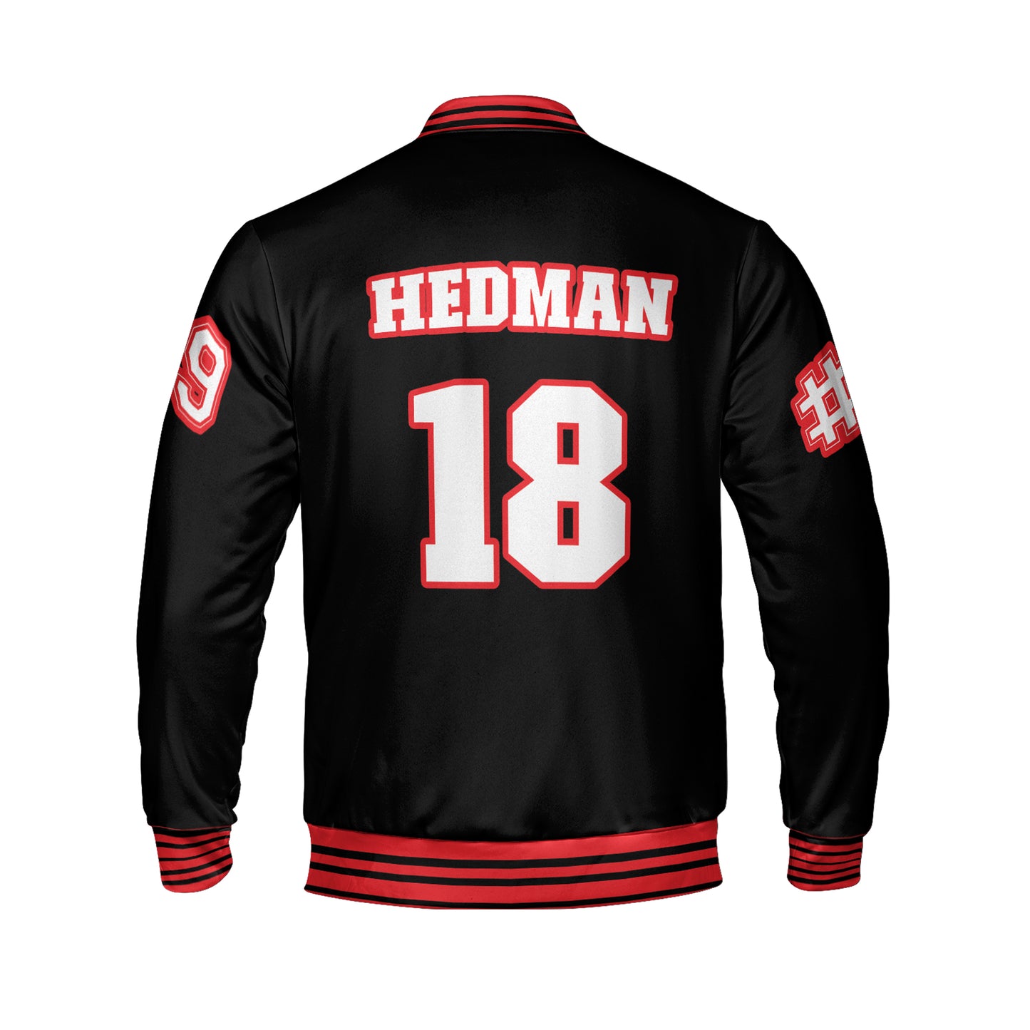 Red And Black Jacket Sports