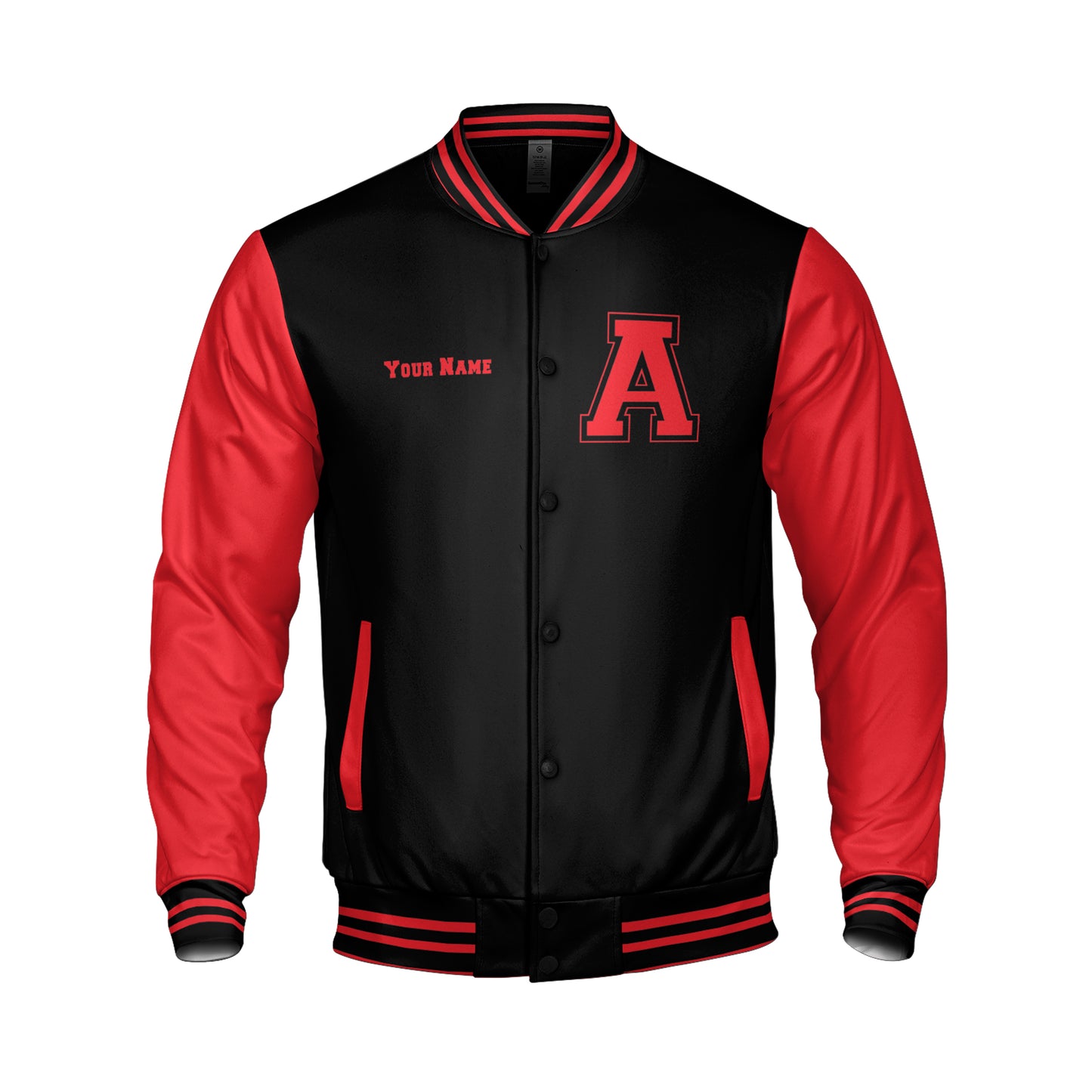 Red And Black Varsity Jacket